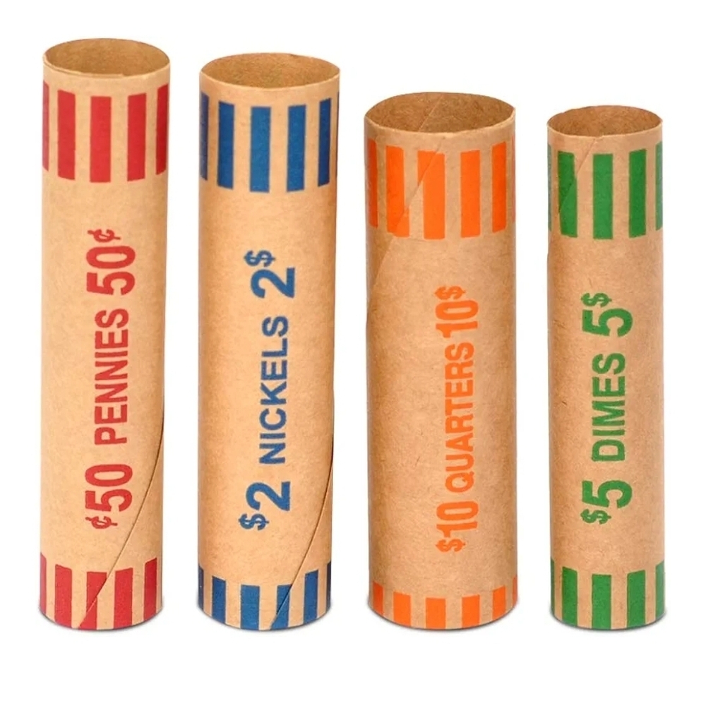 Coin Roll Wrappers Set